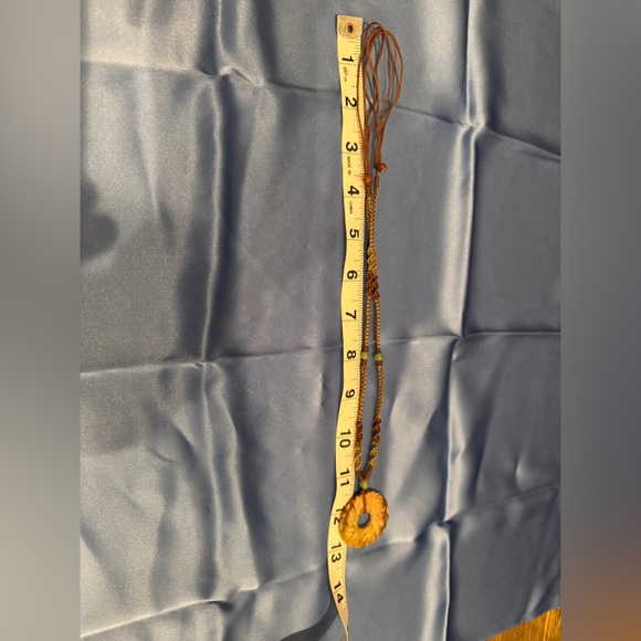 Vintage Jade Wheel  Pendant Necklace - Picture 5 of 8